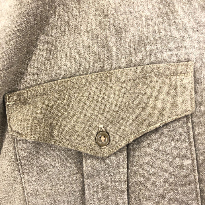 1950'S British military genuine wool shirt size 6 men's L vintage /eaa387477