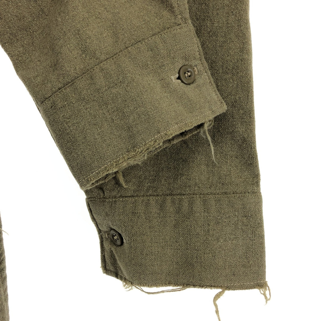 1950'S British military genuine wool shirt size 6 men's L vintage /eaa387477