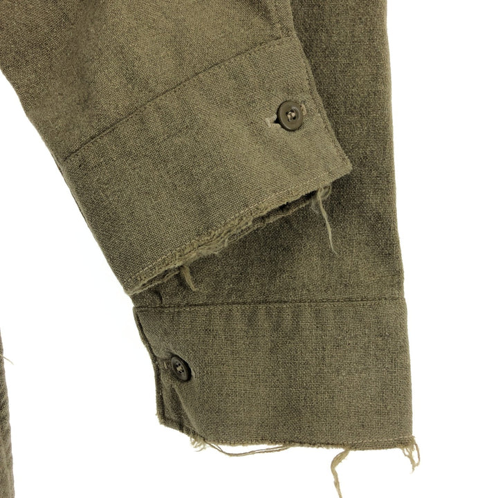 1950'S British military genuine wool shirt size 6 men's L vintage /eaa387477