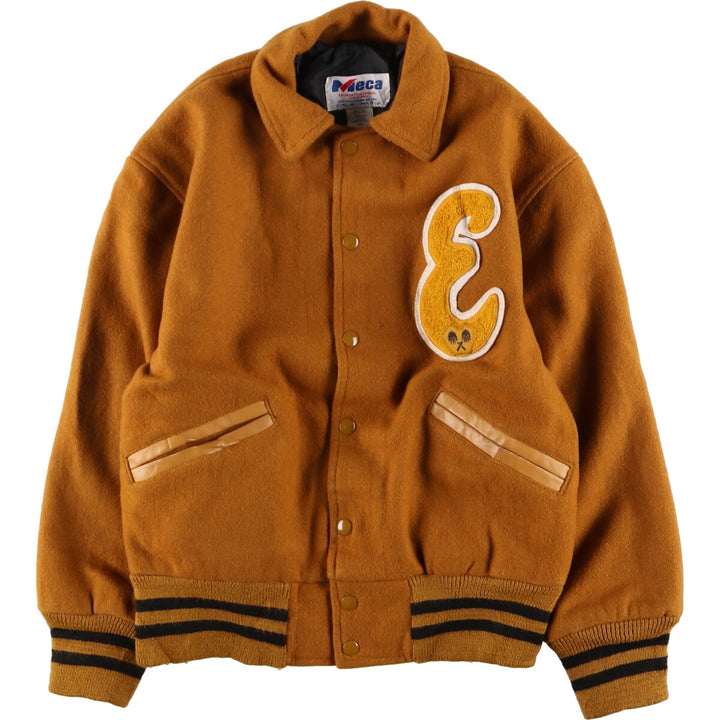 90'S MECA Collared Wool Varsity Jacket Award Jacket Made in USA Men's S Vintage /eaa387509