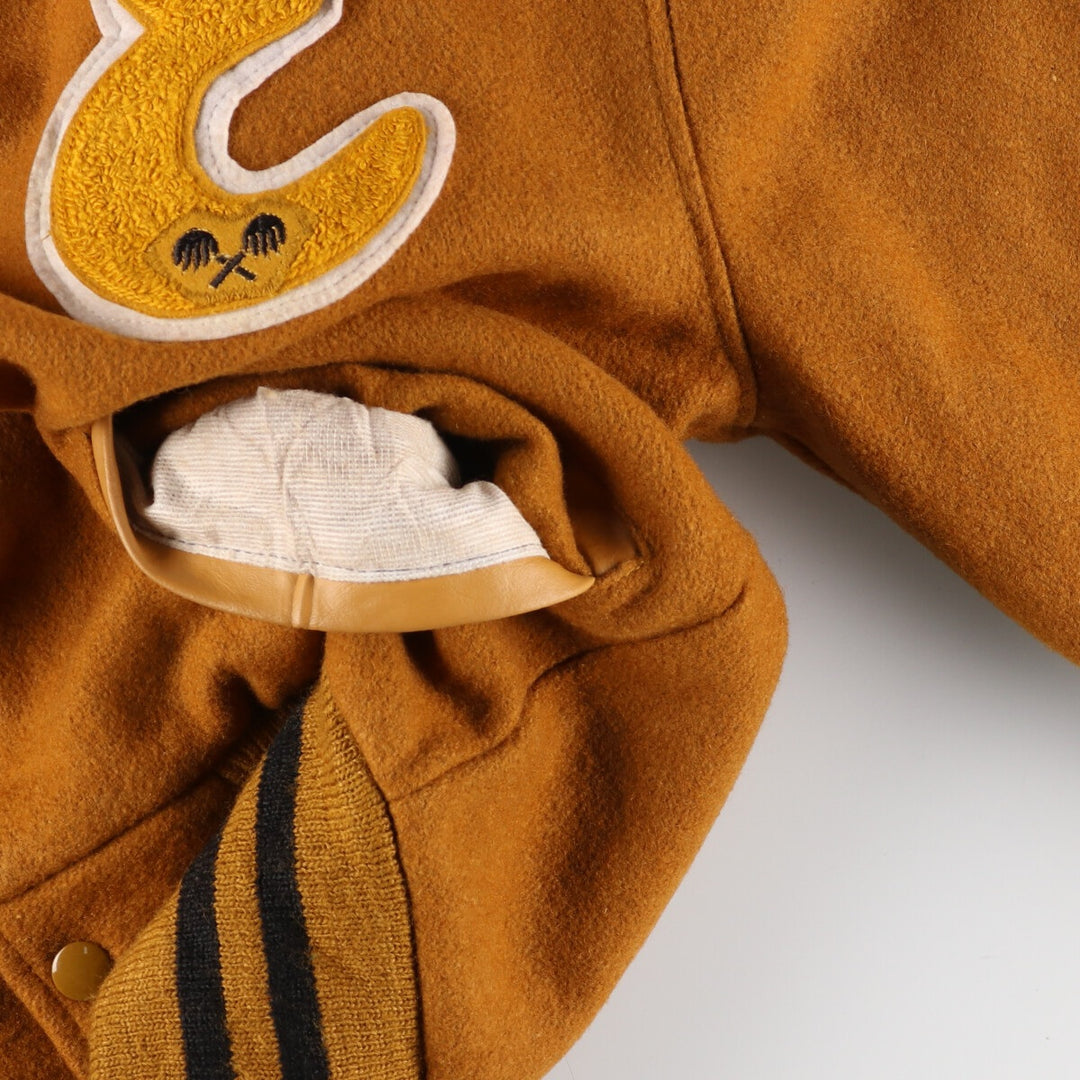 90'S MECA Collared Wool Varsity Jacket Award Jacket Made in USA Men's S Vintage /eaa387509