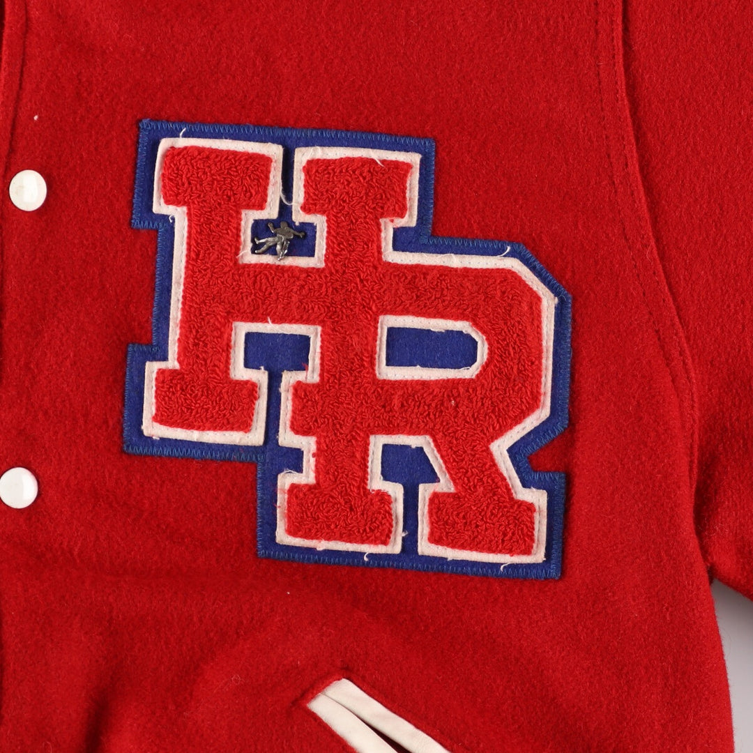 RENNOC Collared Wool Stadium Jacket Award Jacket Varsity Jacket Men's L /eaa387510