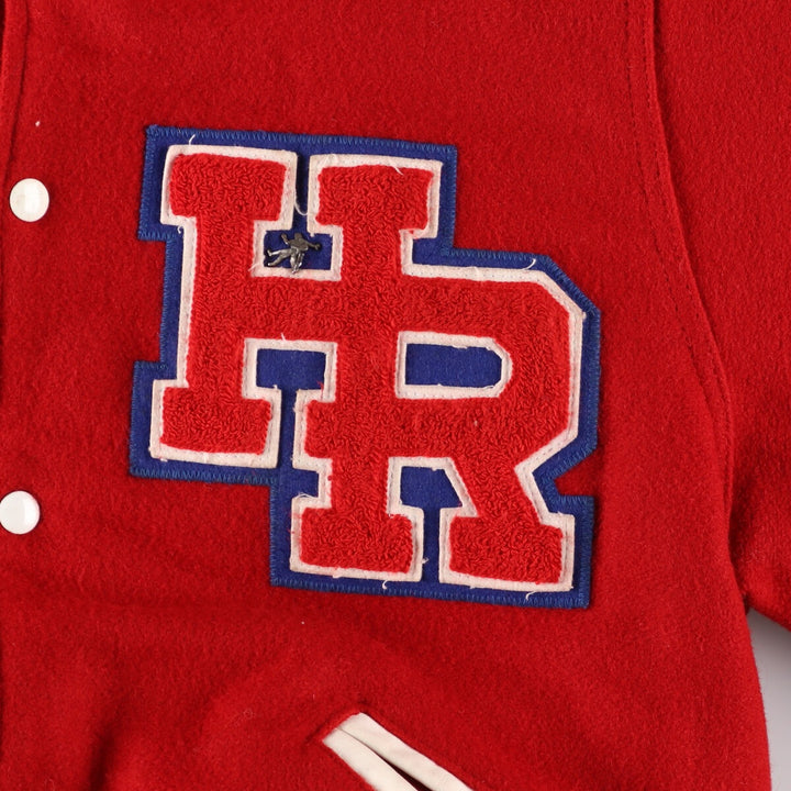 RENNOC Collared Wool Stadium Jacket Award Jacket Varsity Jacket Men's L /eaa387510