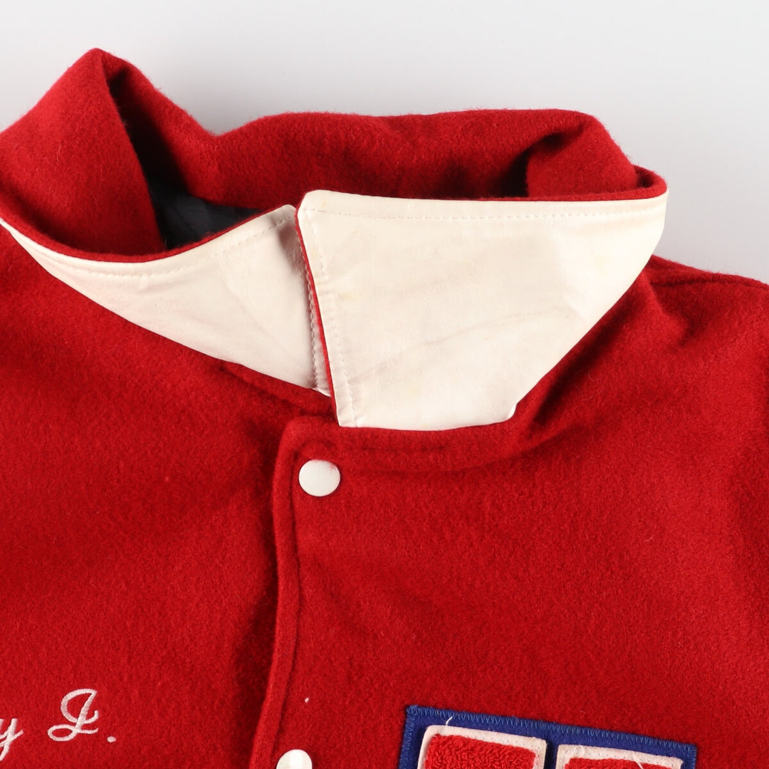 RENNOC Collared Wool Stadium Jacket Award Jacket Varsity Jacket Men's L /eaa387510