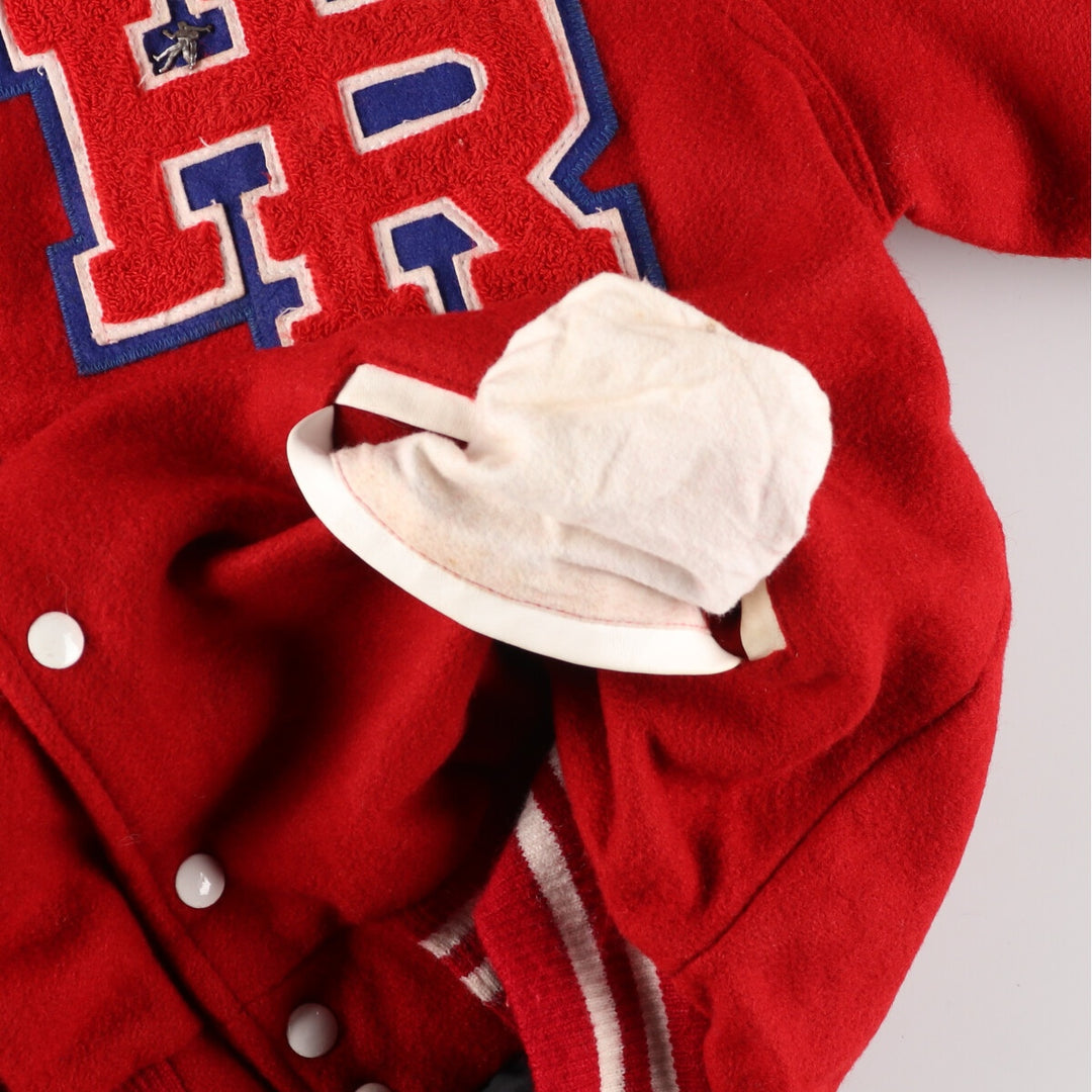 RENNOC Collared Wool Stadium Jacket Award Jacket Varsity Jacket Men's L /eaa387510