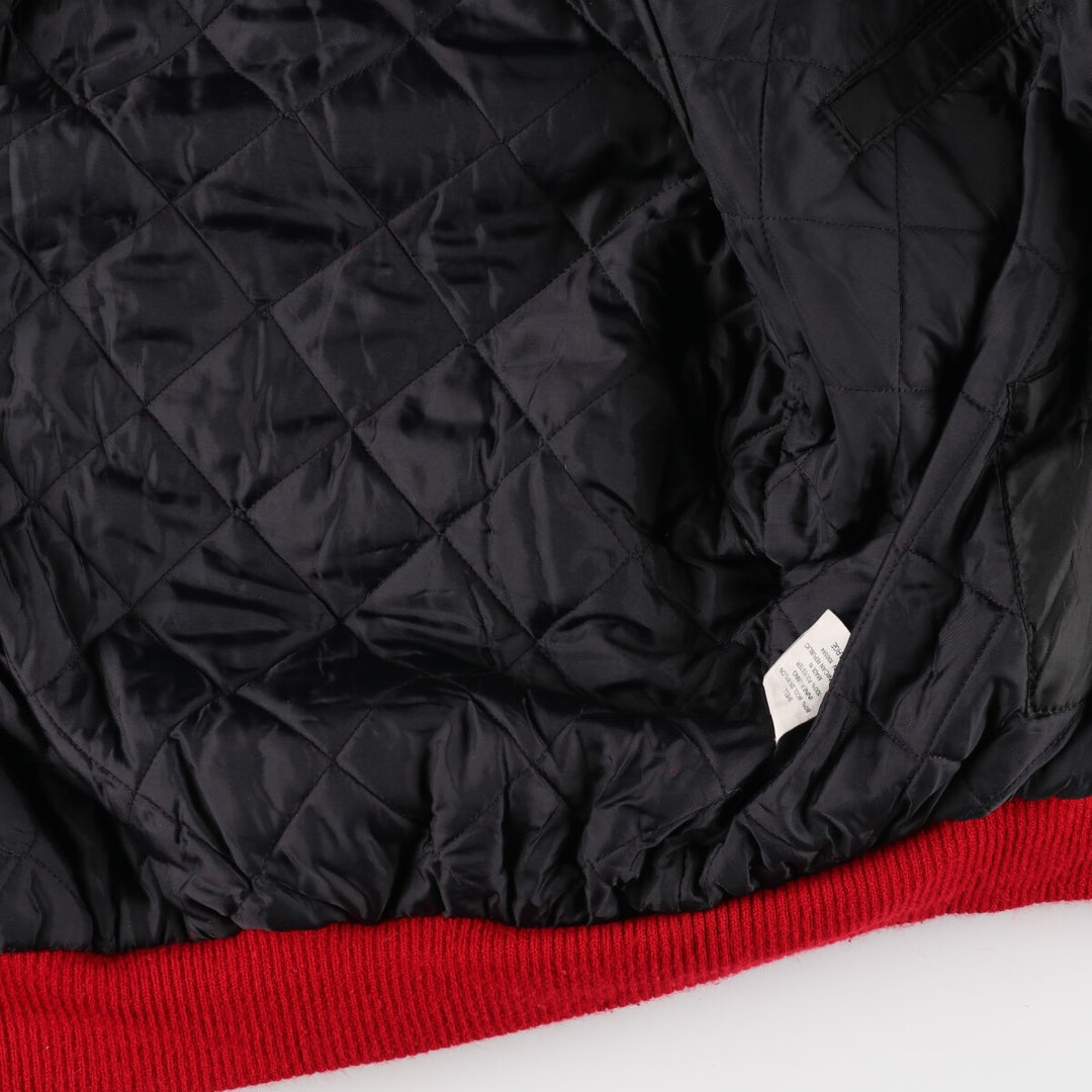 RENNOC Collared Wool Stadium Jacket Award Jacket Varsity Jacket Men's L /eaa387510