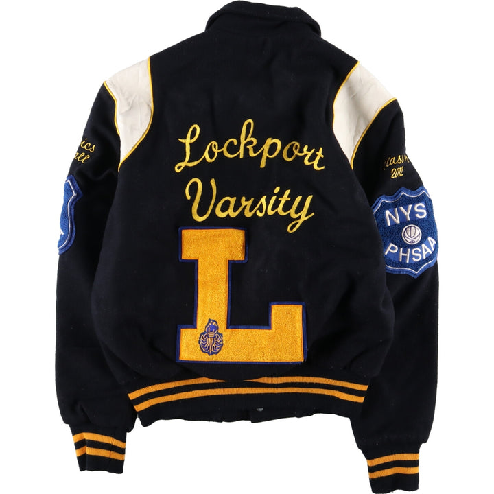 90'S HOLLOWAY Wool Stadium Jacket Award Jacket Varsity Jacket Men's XS Vintage /eaa387511