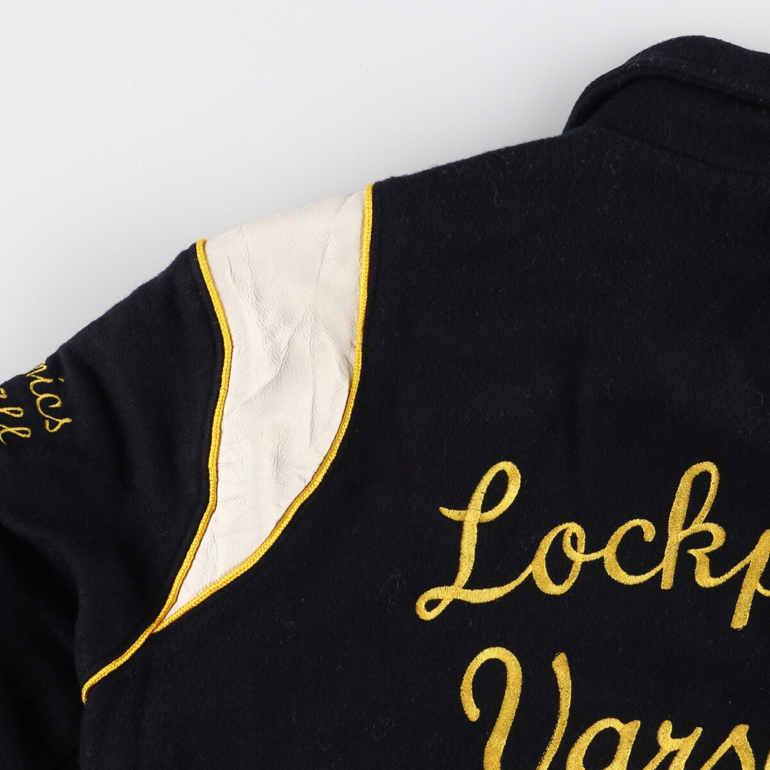 90'S HOLLOWAY Wool Stadium Jacket Award Jacket Varsity Jacket Men's XS Vintage /eaa387511