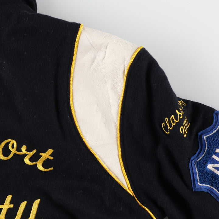 90'S HOLLOWAY Wool Stadium Jacket Award Jacket Varsity Jacket Men's XS Vintage /eaa387511
