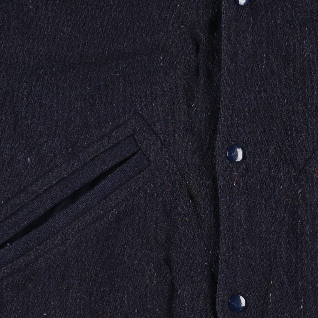 60'S FITT BRO Rabbit Hood Wool Stadium Jacket Award Jacket Varsity Jacket Men's M Vintage /eaa387512