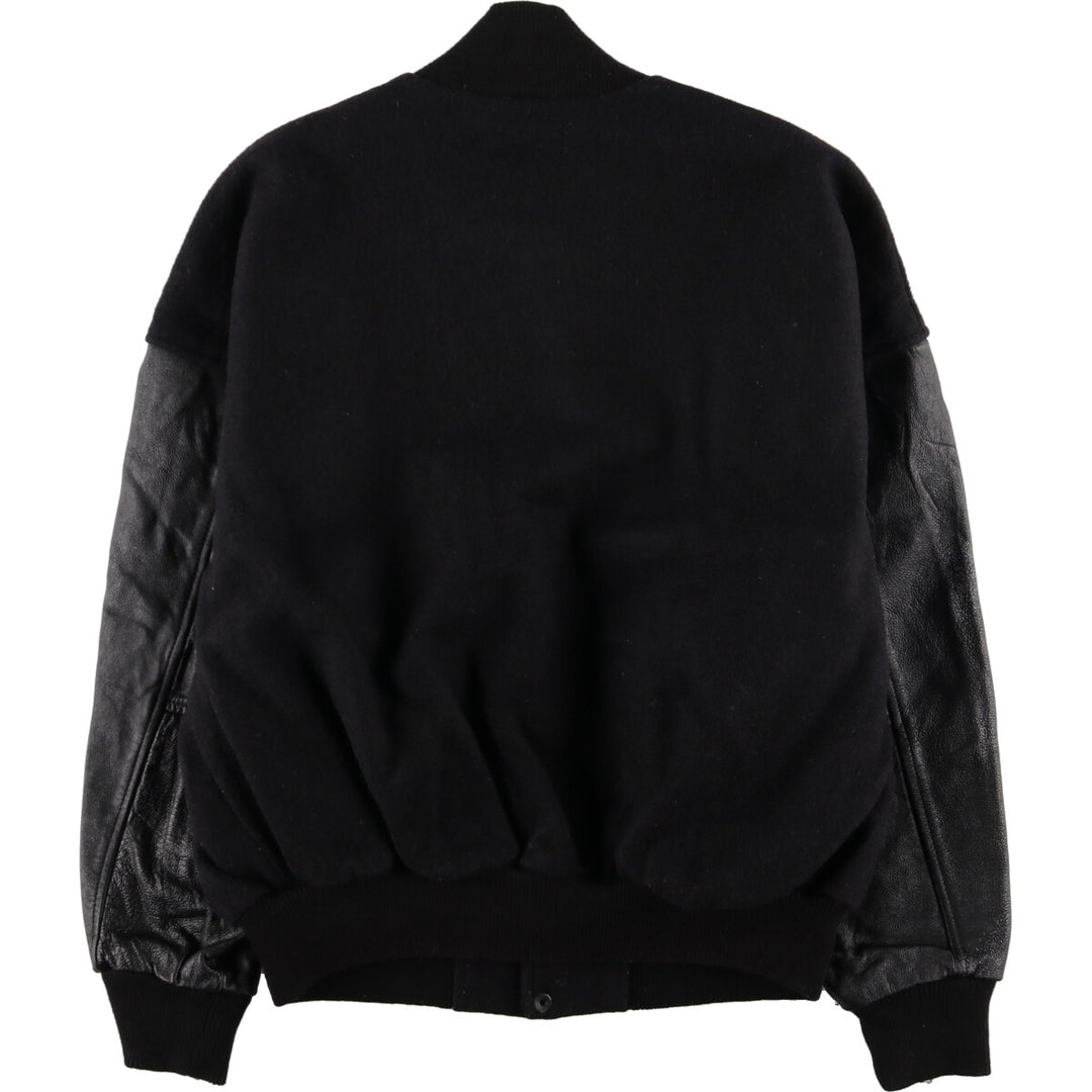 LUNA PIER Leather Sleeve Wool Varsity Jacket Award Jacket Varsity Jacket Made in Canada Men's XL /eaa387529