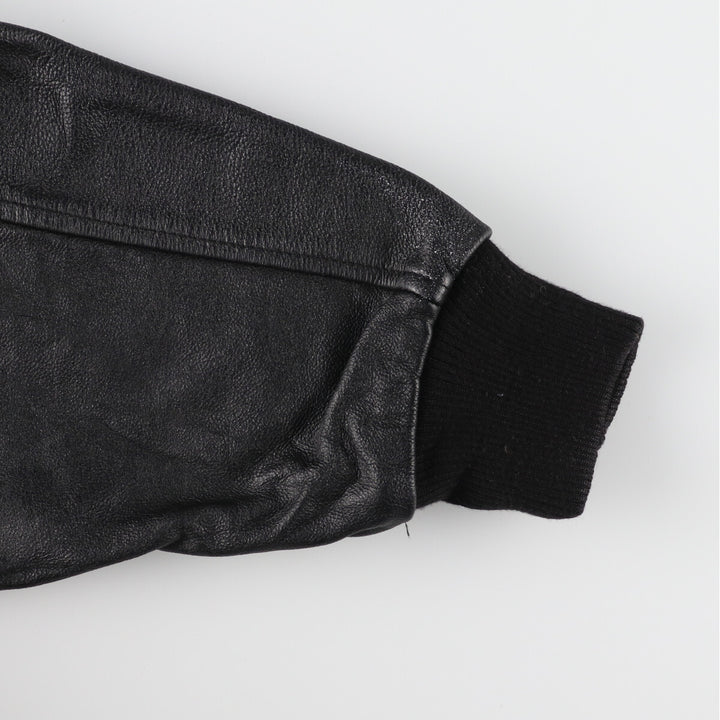 LUNA PIER Leather Sleeve Wool Varsity Jacket Award Jacket Varsity Jacket Made in Canada Men's XL /eaa387529