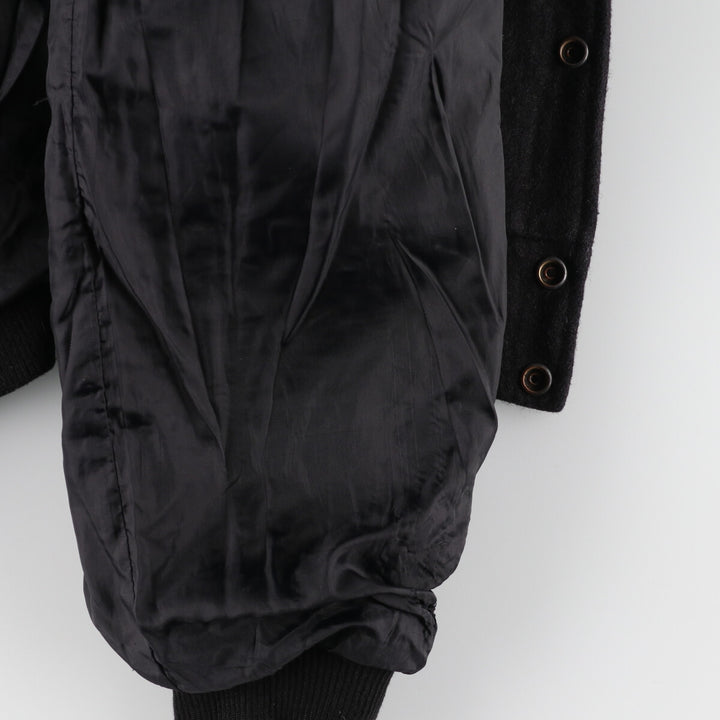 LUNA PIER Leather Sleeve Wool Varsity Jacket Award Jacket Varsity Jacket Made in Canada Men's XL /eaa387529