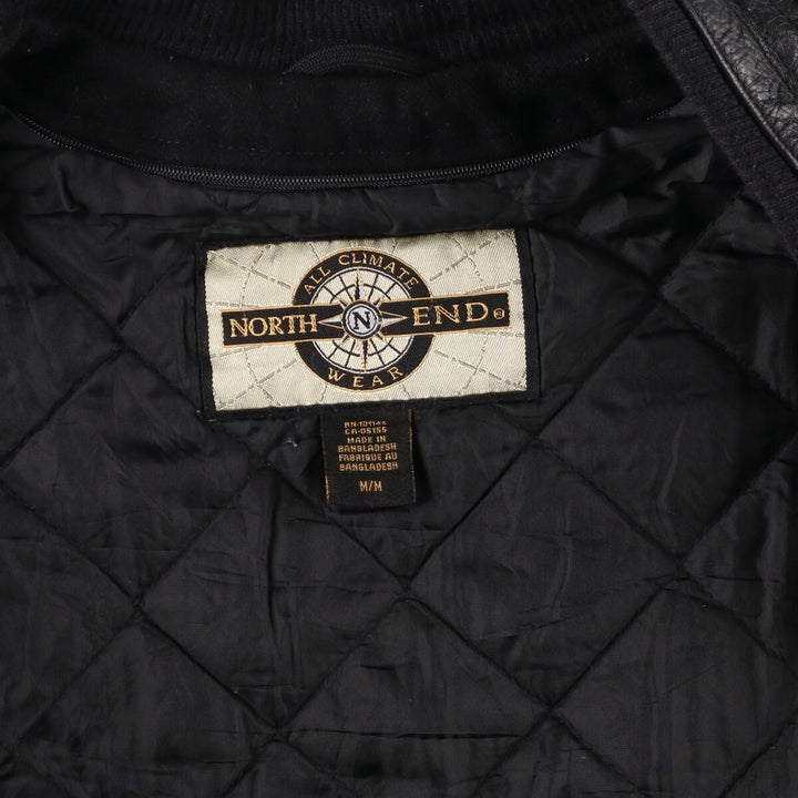 NORTH END Leather Sleeve Wool Varsity Jacket Award Jacket Varsity Jacket Men's M /eaa387550