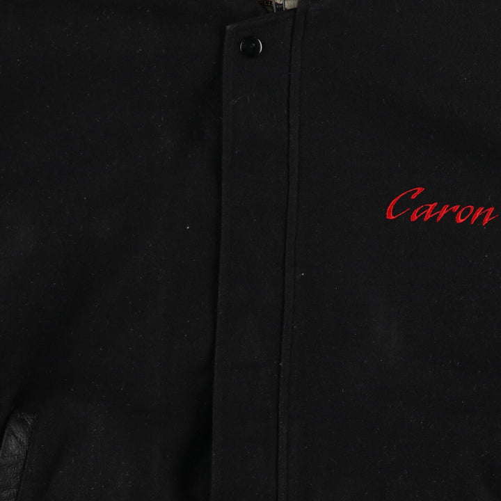 NORTH END Leather Sleeve Wool Varsity Jacket Award Jacket Varsity Jacket Men's M /eaa387550