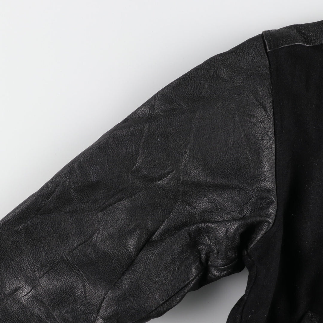 NORTH END Leather Sleeve Wool Varsity Jacket Award Jacket Varsity Jacket Men's M /eaa387550