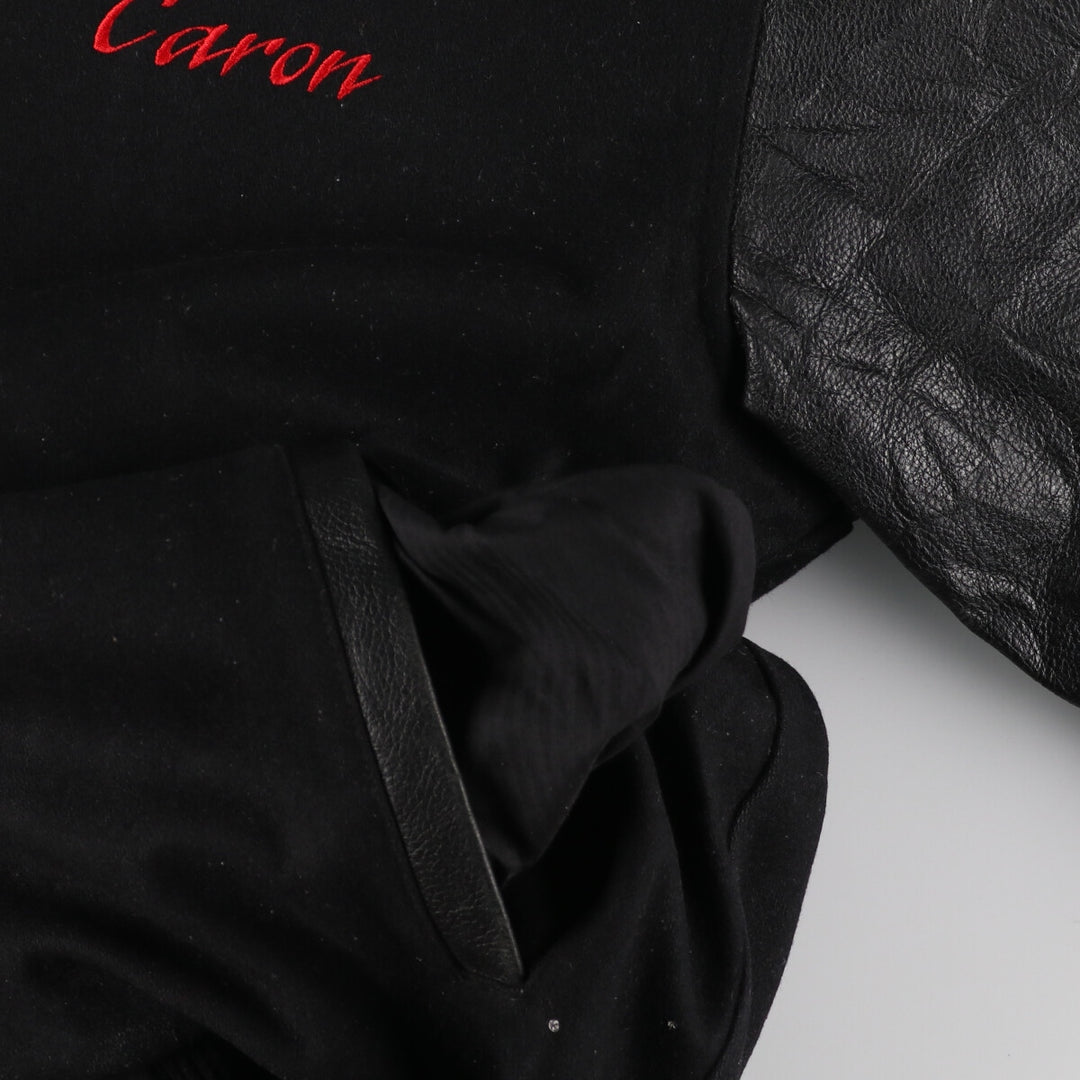 NORTH END Leather Sleeve Wool Varsity Jacket Award Jacket Varsity Jacket Men's M /eaa387550