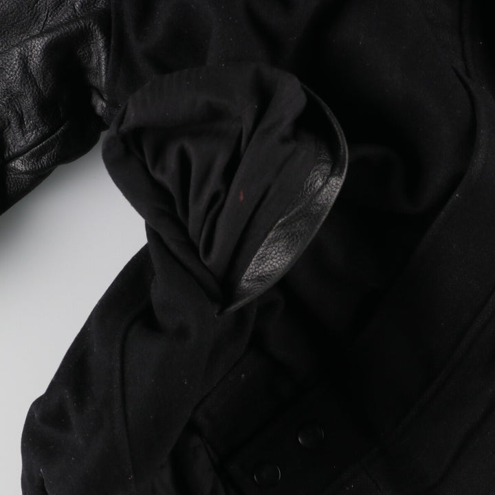 NORTH END Leather Sleeve Wool Varsity Jacket Award Jacket Varsity Jacket Men's M /eaa387550