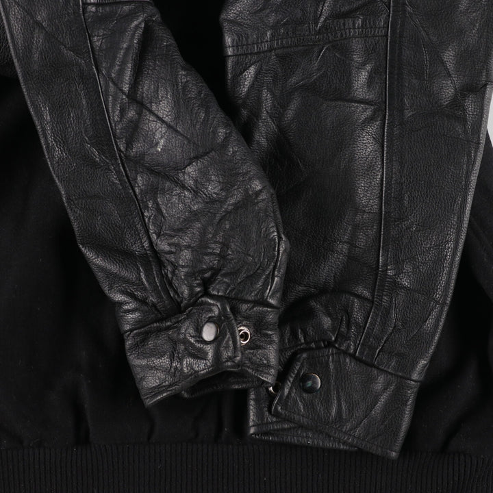 NORTH END Leather Sleeve Wool Varsity Jacket Award Jacket Varsity Jacket Men's M /eaa387550