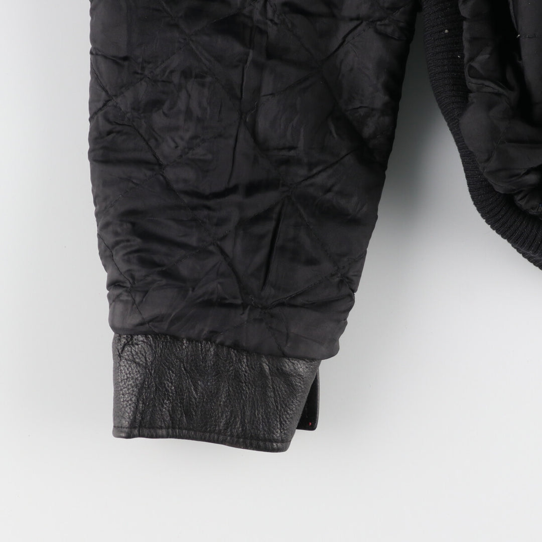 NORTH END Leather Sleeve Wool Varsity Jacket Award Jacket Varsity Jacket Men's M /eaa387550