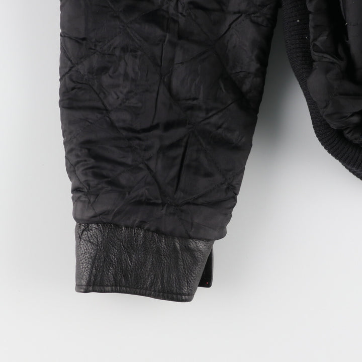 NORTH END Leather Sleeve Wool Varsity Jacket Award Jacket Varsity Jacket Men's M /eaa387550