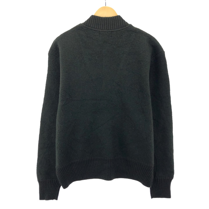 WOOLRICH Wool knit half button sweater with shoulder patch Men's L /eaa387779