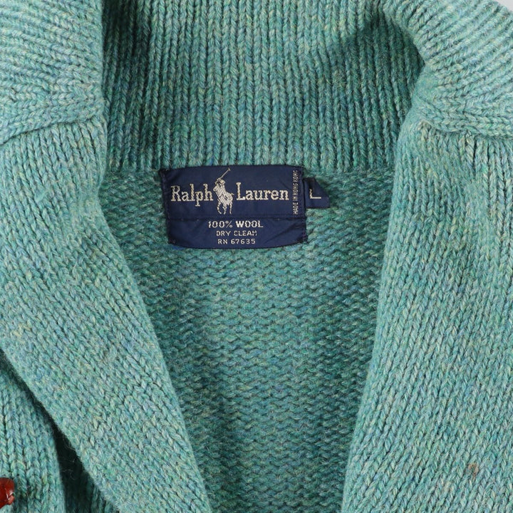 Ralph Lauren shawl collar wool knit cardigan, men's L / eaa387799