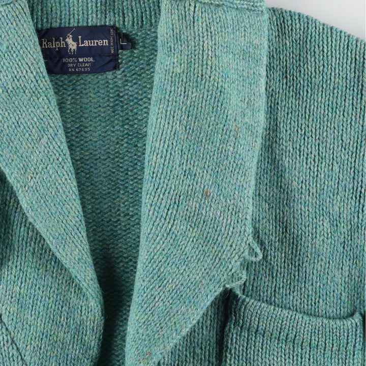 Ralph Lauren shawl collar wool knit cardigan, men's L / eaa387799