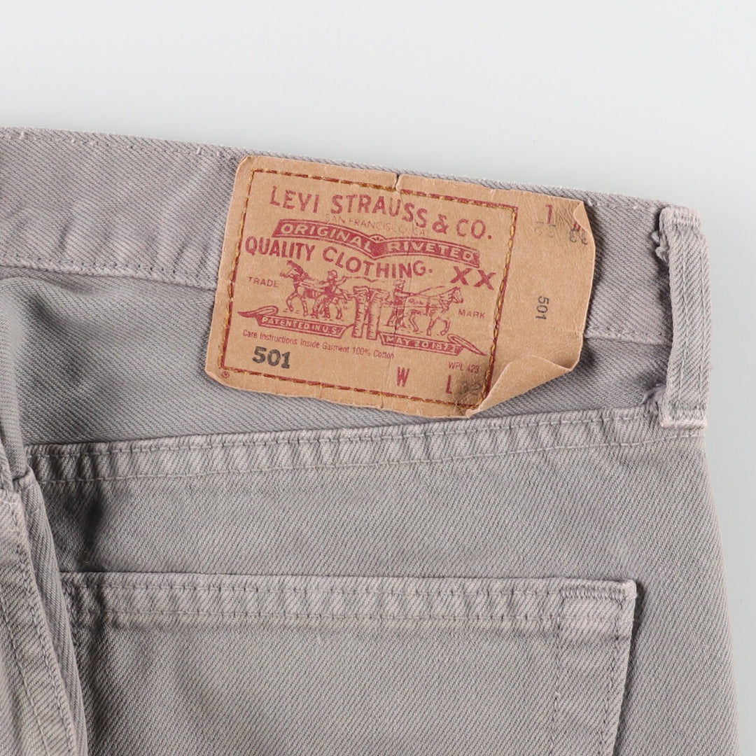 90'S Levi's 501 Jeans Straight Denim Pants Made in USA Men's W33 Vintage /eaa387923