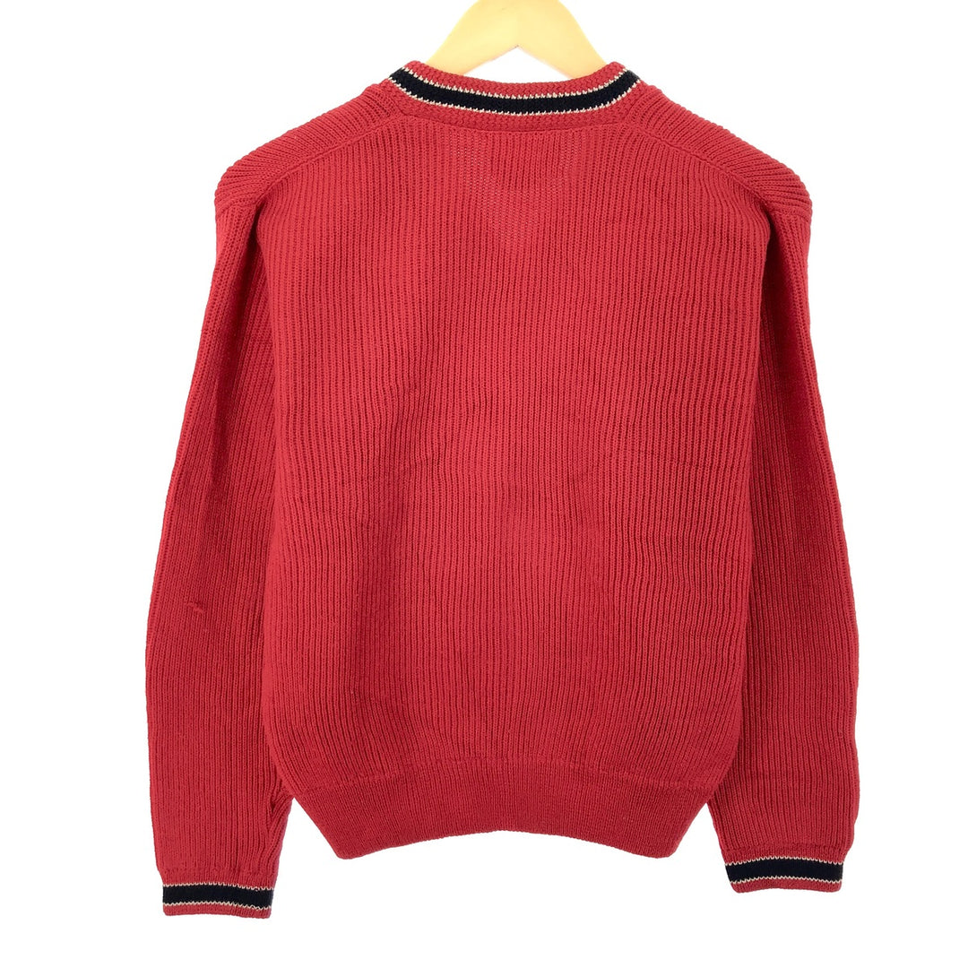 70'S aualanche V-neck wool knit sweater women's M vintage /eaa388364