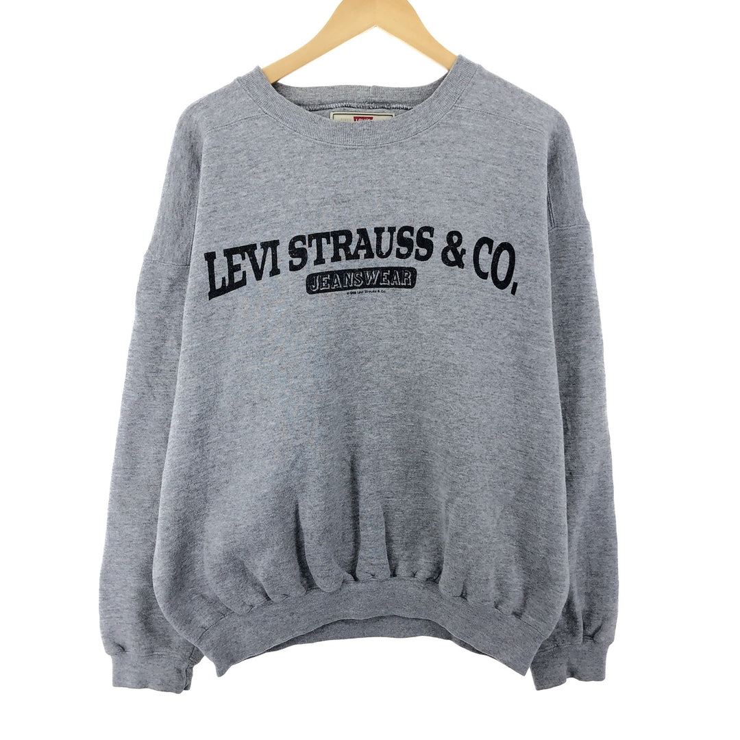 90'S Levi's LEVI STRAUSS & CO. Logo Sweatshirt Made in USA Men's M Vintage /eaa388422