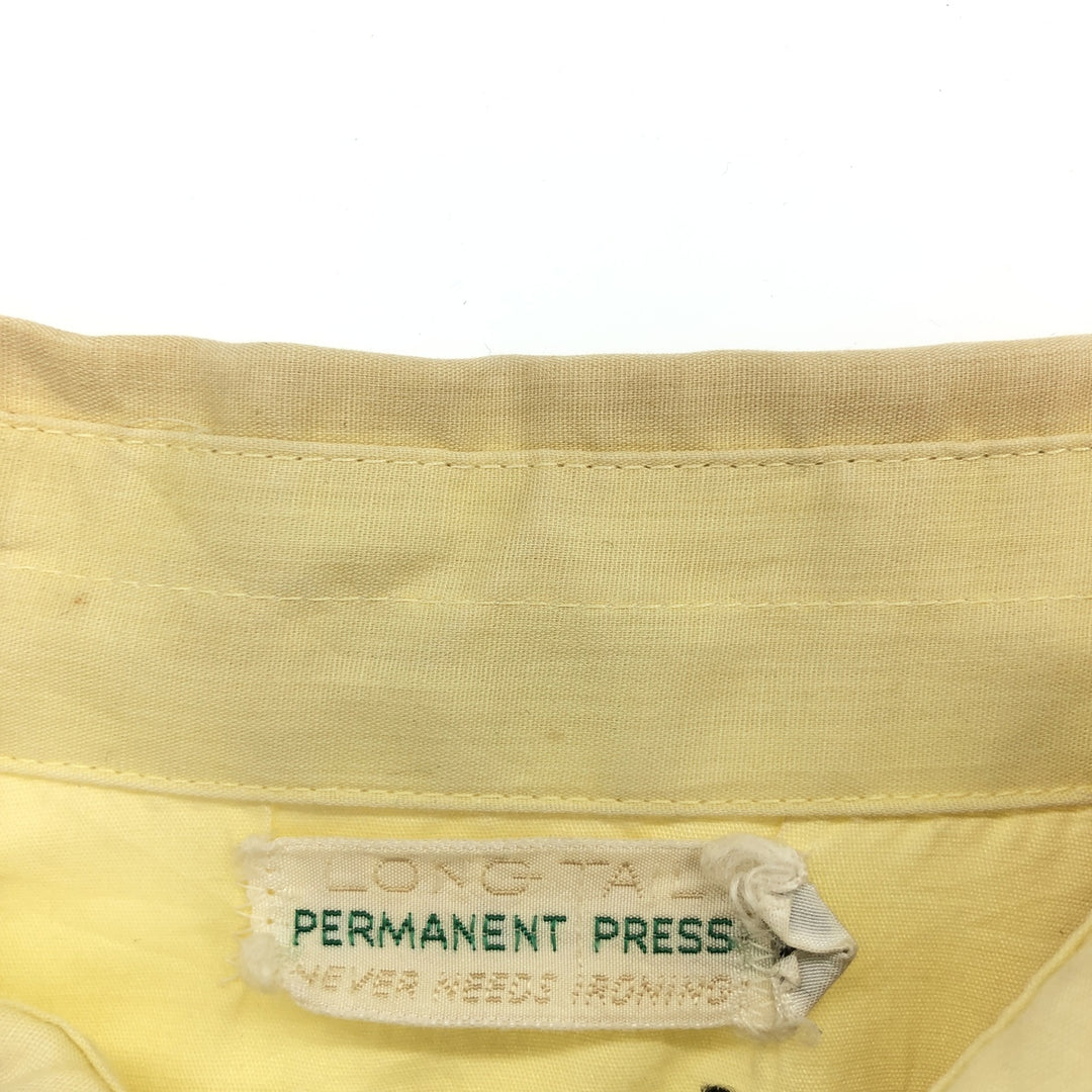 70'S KARMAN Long Sleeve Western Shirt Men's M Vintage /eaa388512