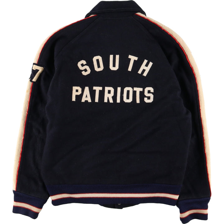 80's Zide's wool varsity jacket with collar and badge, award jacket, made in USA, men's S /eaa388523