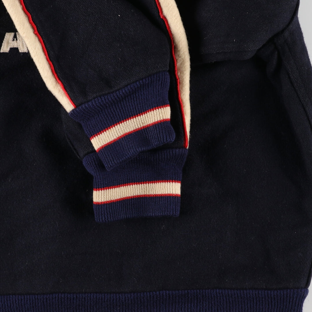 80's Zide's wool varsity jacket with collar and badge, award jacket, made in USA, men's S /eaa388523