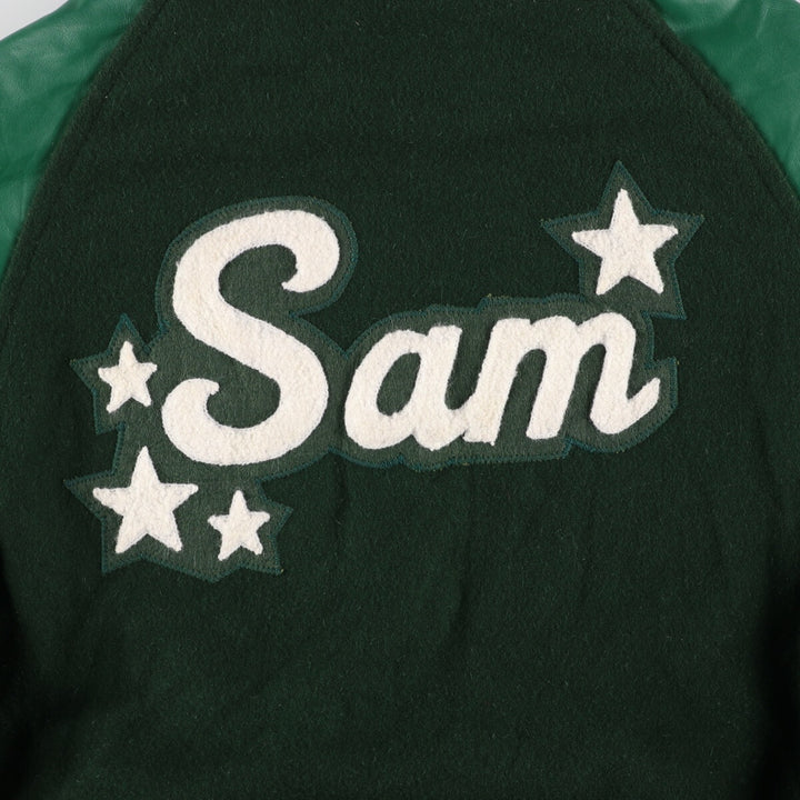 BALFOUR Sleeve Patch Leather Wool Stadium Jacket Award Jacket Varsity Jacket Men's XS /eaa388532