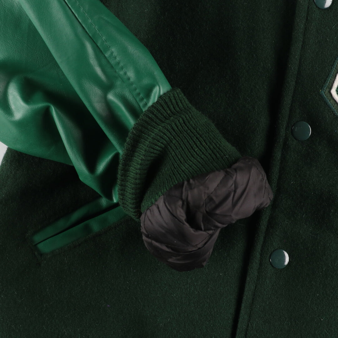 BALFOUR Sleeve Patch Leather Wool Stadium Jacket Award Jacket Varsity Jacket Men's XS /eaa388532