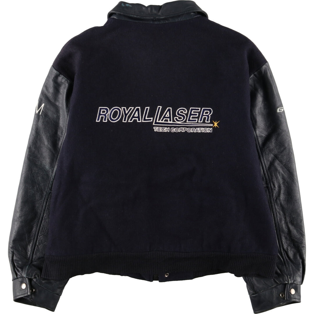 Concord CONCORD Leather Sleeve Wool Varsity Jacket Award Jacket Varsity Jacket Made in Canada Men's L /eaa388535