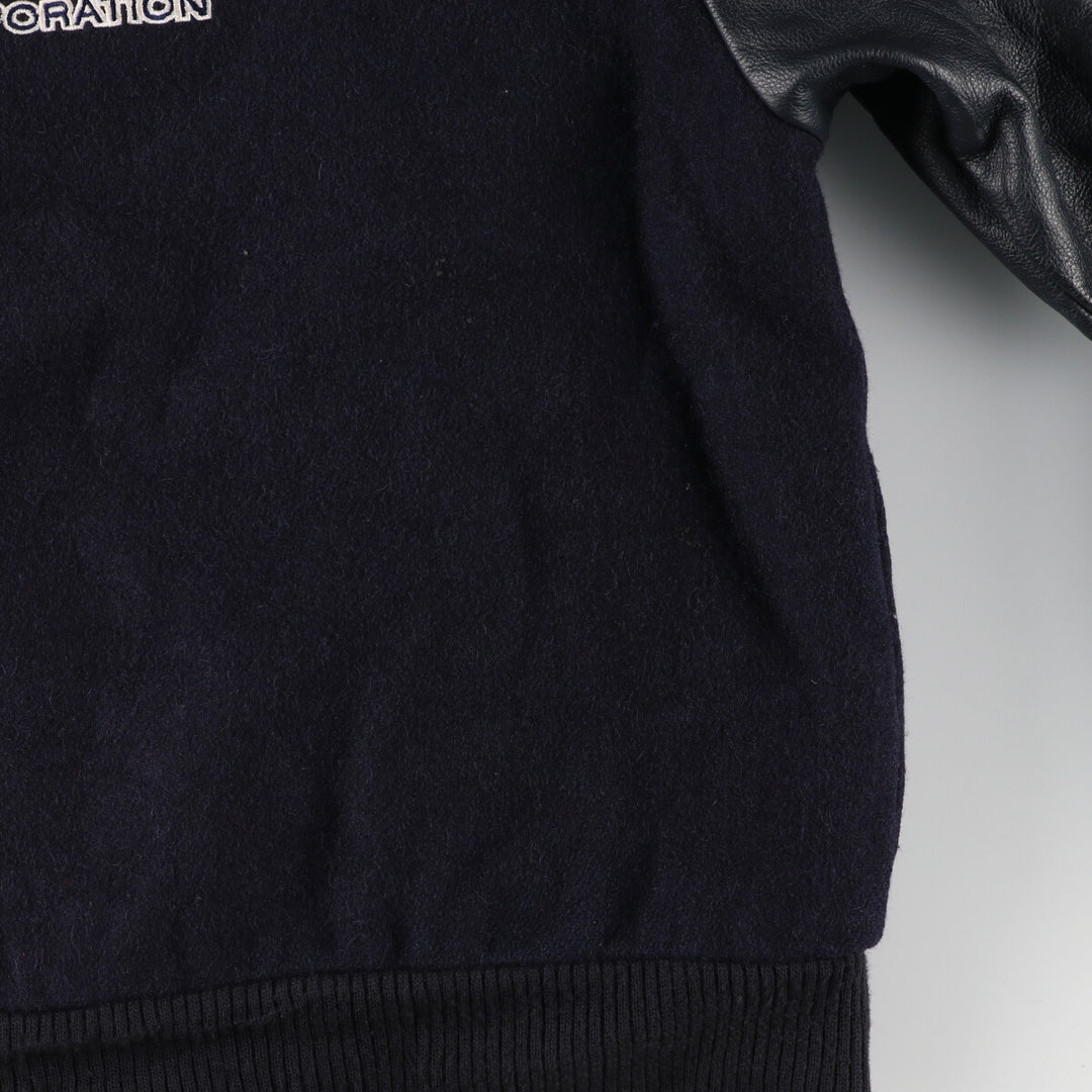 Concord CONCORD Leather Sleeve Wool Varsity Jacket Award Jacket Varsity Jacket Made in Canada Men's L /eaa388535