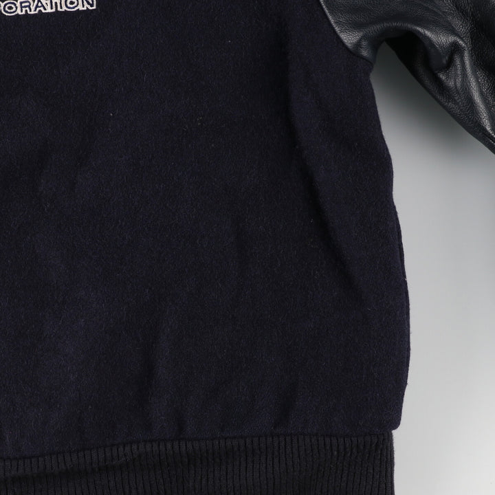 Concord CONCORD Leather Sleeve Wool Varsity Jacket Award Jacket Varsity Jacket Made in Canada Men's L /eaa388535