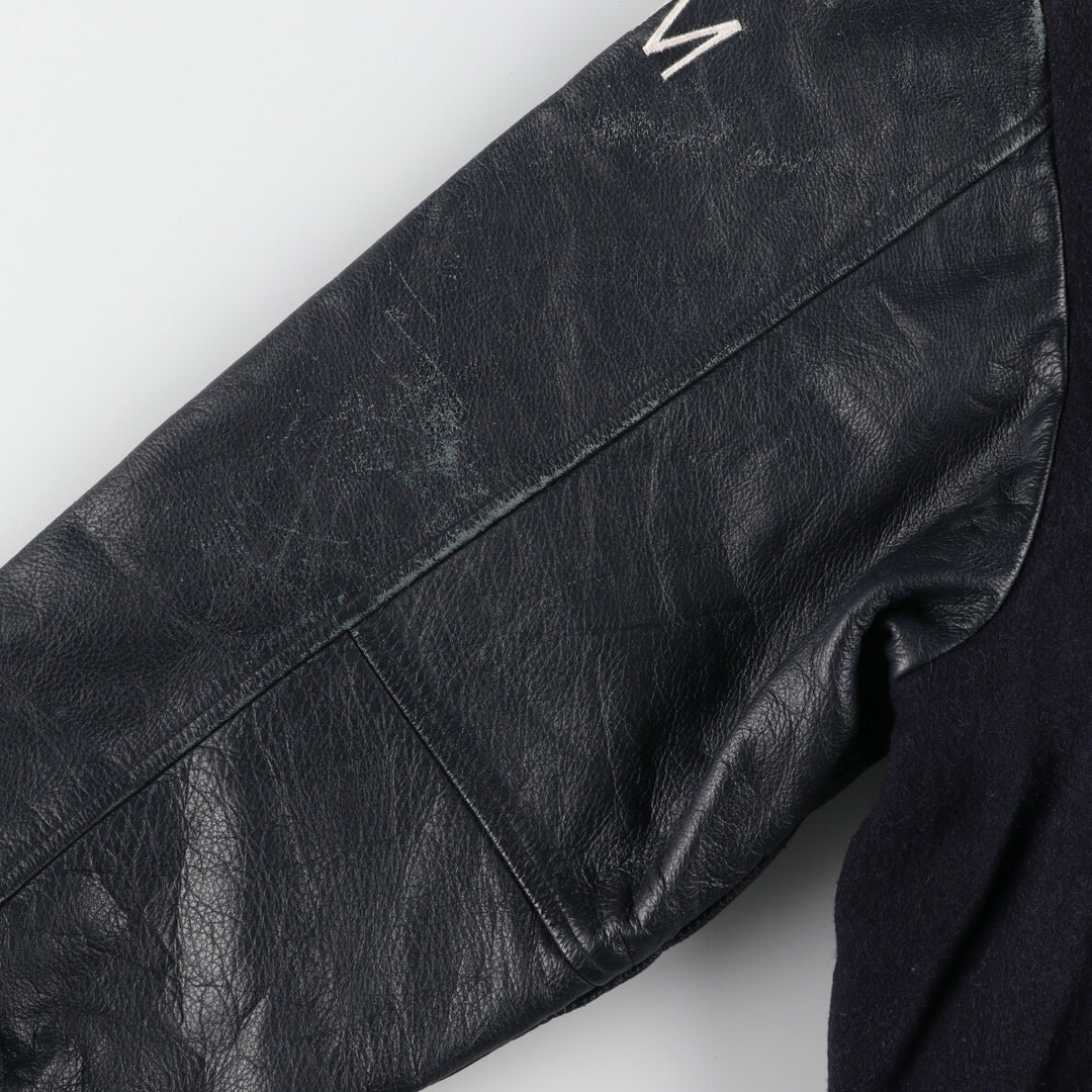 Concord CONCORD Leather Sleeve Wool Varsity Jacket Award Jacket Varsity Jacket Made in Canada Men's L /eaa388535