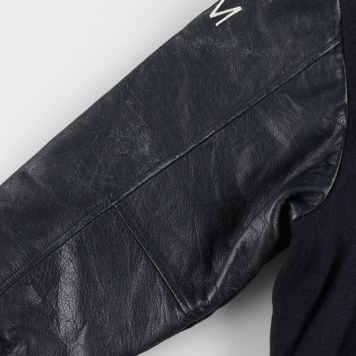 Concord CONCORD Leather Sleeve Wool Varsity Jacket Award Jacket Varsity Jacket Made in Canada Men's L /eaa388535