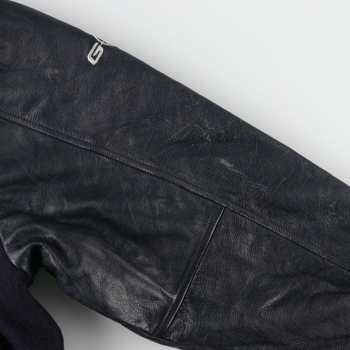 Concord CONCORD Leather Sleeve Wool Varsity Jacket Award Jacket Varsity Jacket Made in Canada Men's L /eaa388535