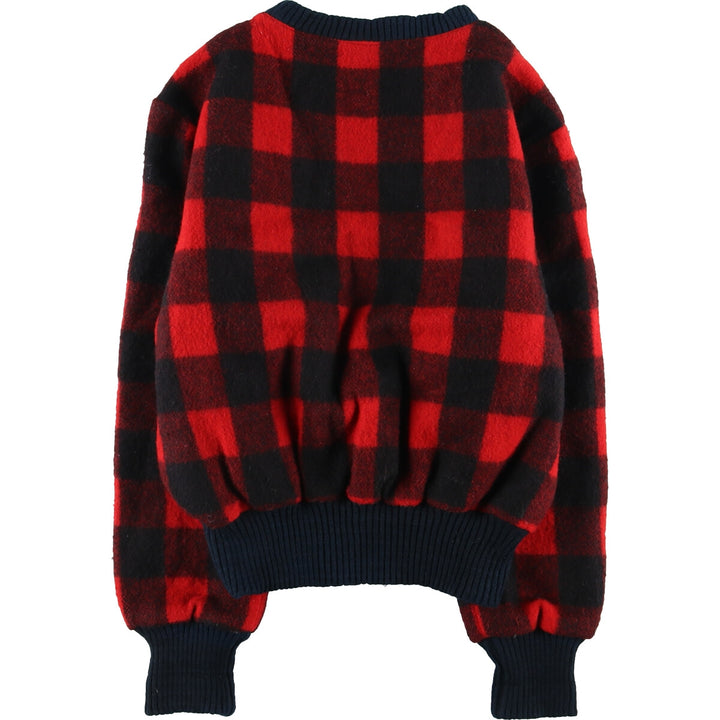 Ralph Lauren RALPH LAUREN Buffalo Check Pullover Wool Jacket Men's M /eaa388743