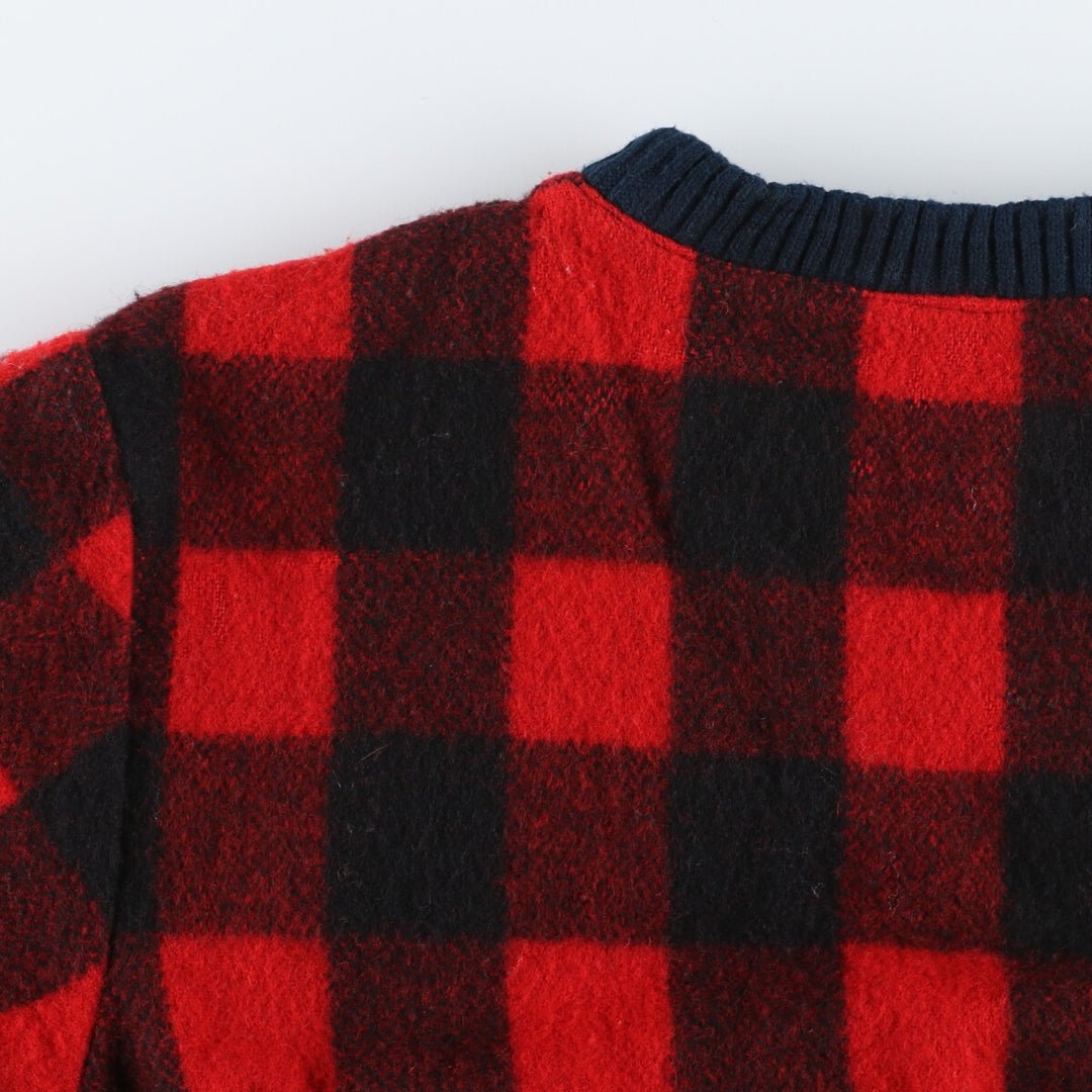 Ralph Lauren RALPH LAUREN Buffalo Check Pullover Wool Jacket Men's M /eaa388743