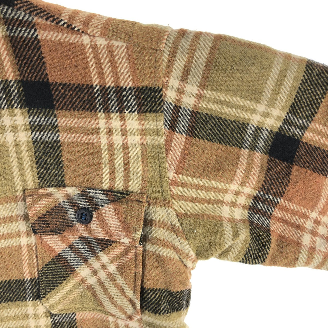 ~70'S Brewster Check Pattern Wool CPO Jacket Men's S Size Vintage /eaa388751