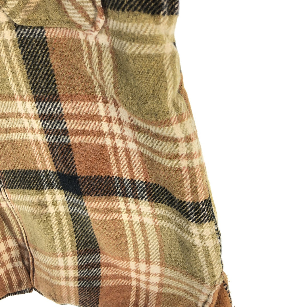 ~70'S Brewster Check Pattern Wool CPO Jacket Men's S Size Vintage /eaa388751