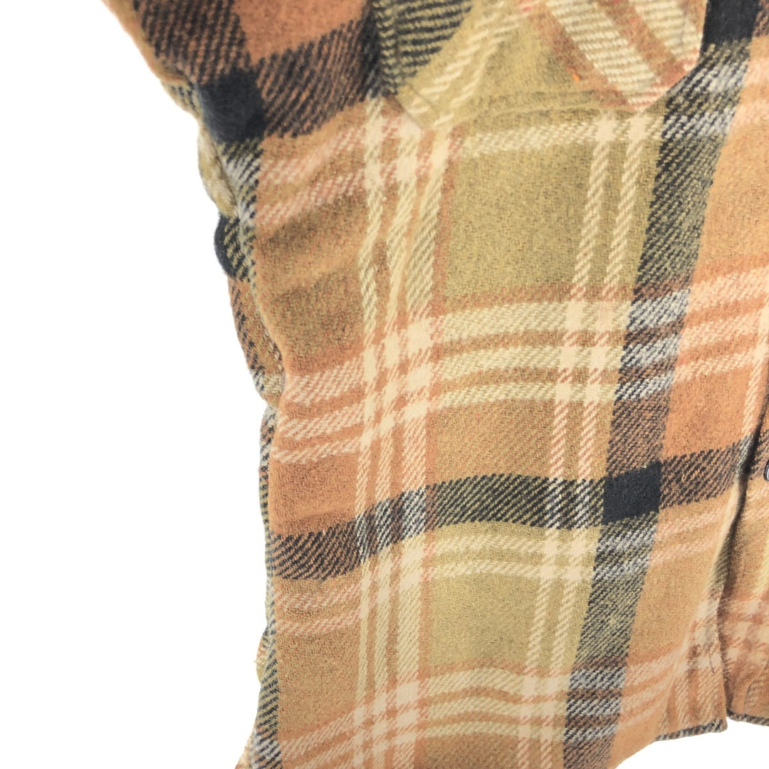 ~70'S Brewster Check Pattern Wool CPO Jacket Men's S Size Vintage /eaa388751