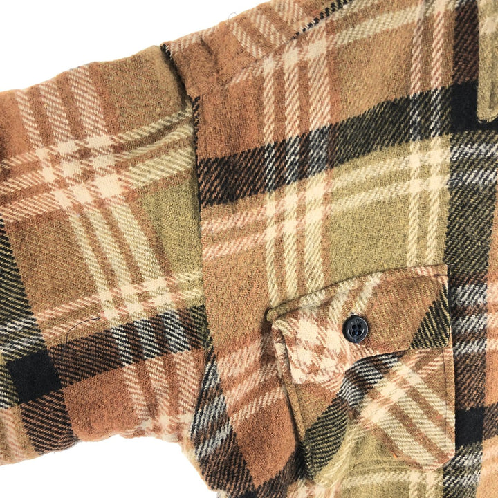 ~70'S Brewster Check Pattern Wool CPO Jacket Men's S Size Vintage /eaa388751