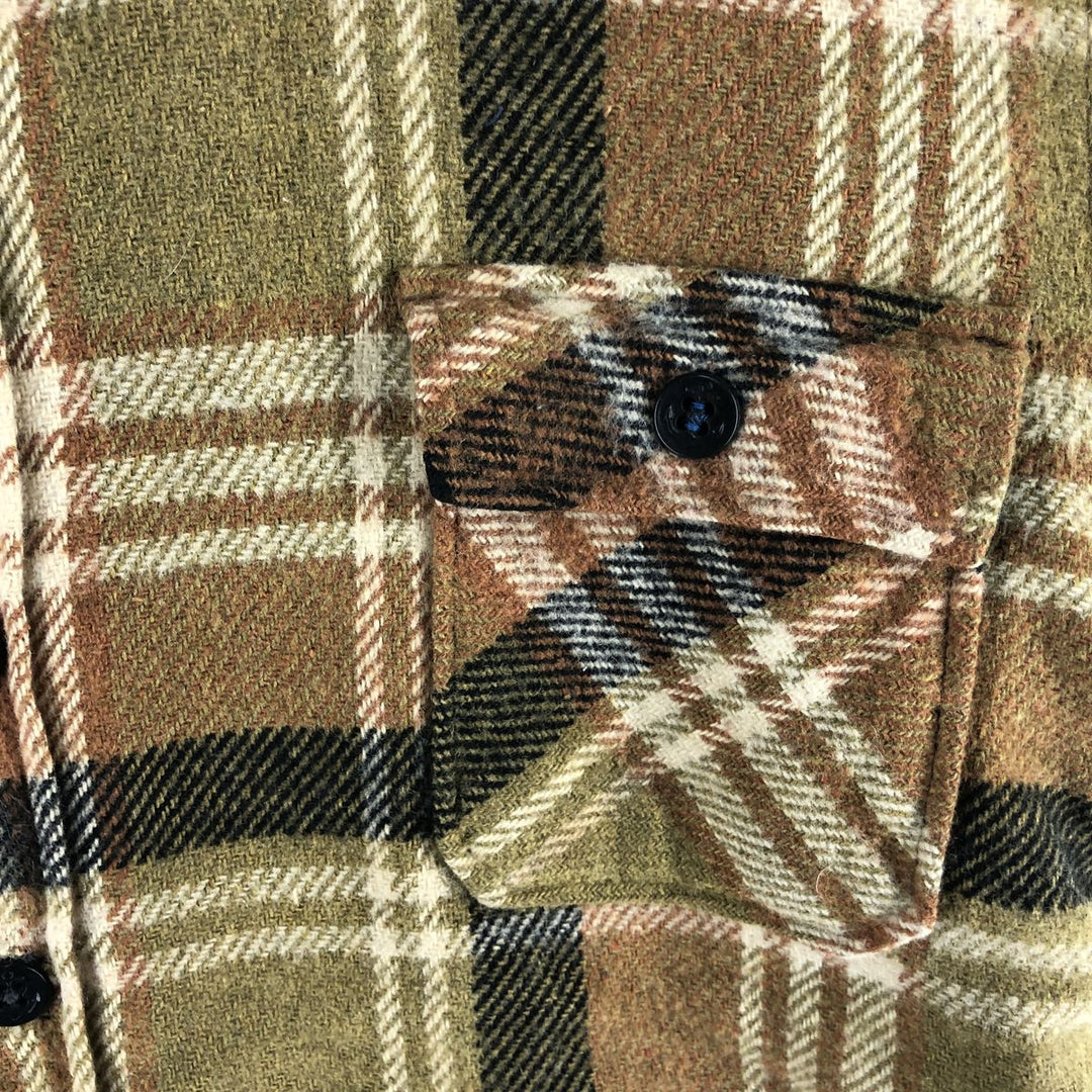 ~70'S Brewster Check Pattern Wool CPO Jacket Men's S Size Vintage /eaa388751