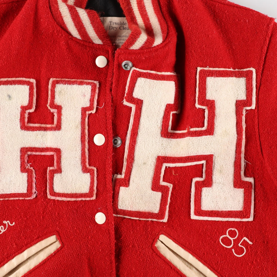 80'S Wool Stadium Jacket Award Jacket Varsity Jacket Women's M Vintage /eaa388786